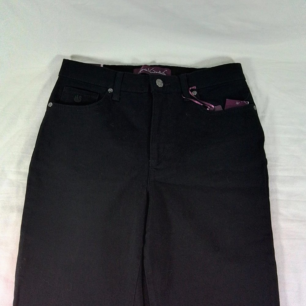 Gloria Vanderbilt Women's Amanda Classic Jeans-Black-Various Sizes-NWT - Picture 3 of 5